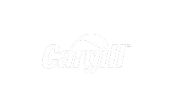 Cargill logo in white on a black background.