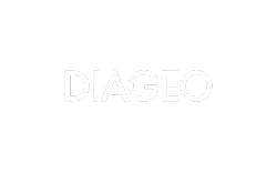 Diageo logo on a black background