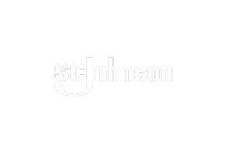 SC Johnson logo in white against a black background.