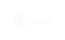 Tyson logo on a black background